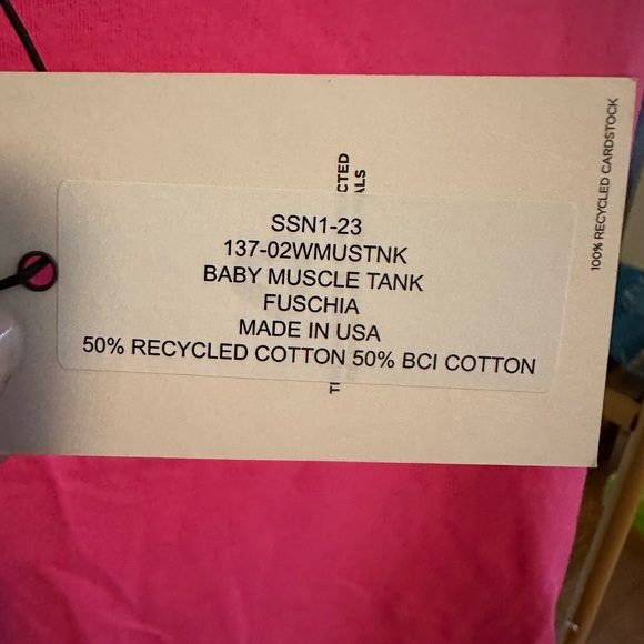 Re/Done x Hanes NWT Baby Muscle Tank, size small - Picture 8 of 8